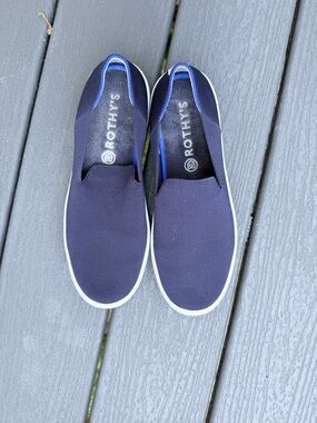 Rothy's Navy Knit Slip-On Woman’s Sneakers